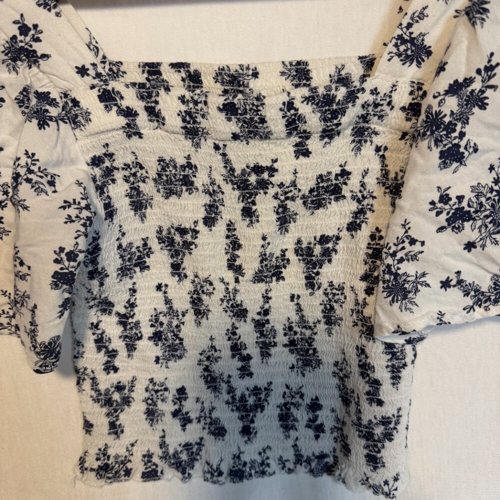 Japna Boho Floral Crop Top Off Shoulder Shirt-Festival/Summer - Picture 4 of 7
